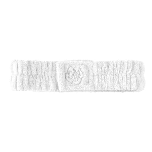 Plush Spa Headband - White