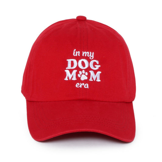 In My Dog Mom Era Hat - Red