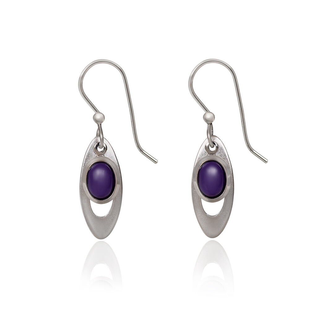 SILVER OPEN OVAL W/CAB