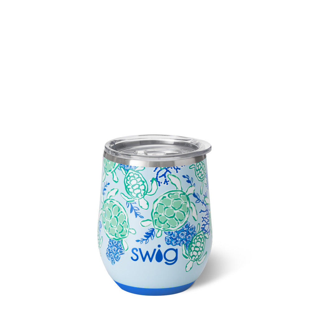Enjoy your favorite beverages on the move with our 12oz SWIG Tumbler from The Painted Cottage boutique in Edgewater, Maryland. With its slim design, it fits perfectly in cup holders and keeps drinks cold for over 12 hours and hot for over 3 hours, featuring triple insulation technology and a BPA-free lid.