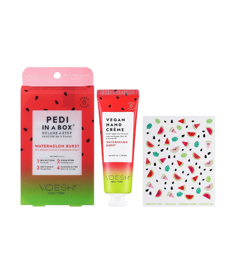 Voesh Watermelon Burst Duo With Nail Stickers