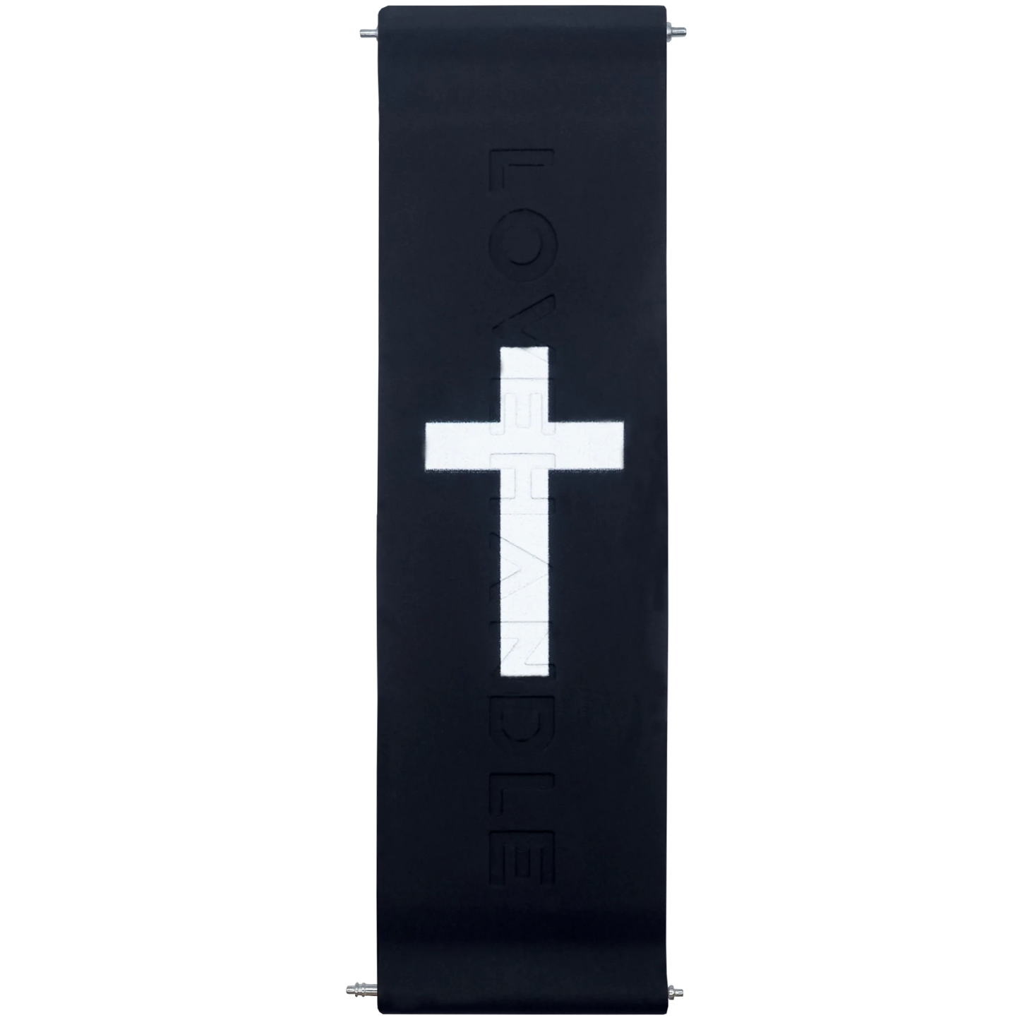 Lovehandle Pro Strap - White Cross LOVEHANDLE PERSONAL ACCESSORIES Silicone_White_Cross_Strap_Front