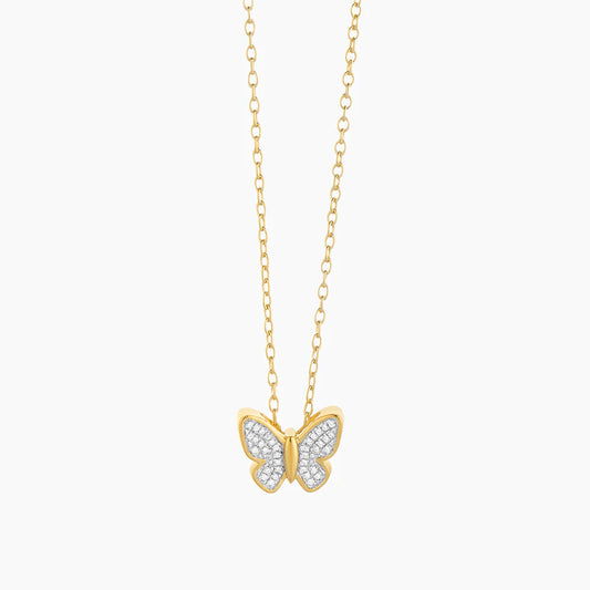 BUTTERFLY NECKLACE GOLD