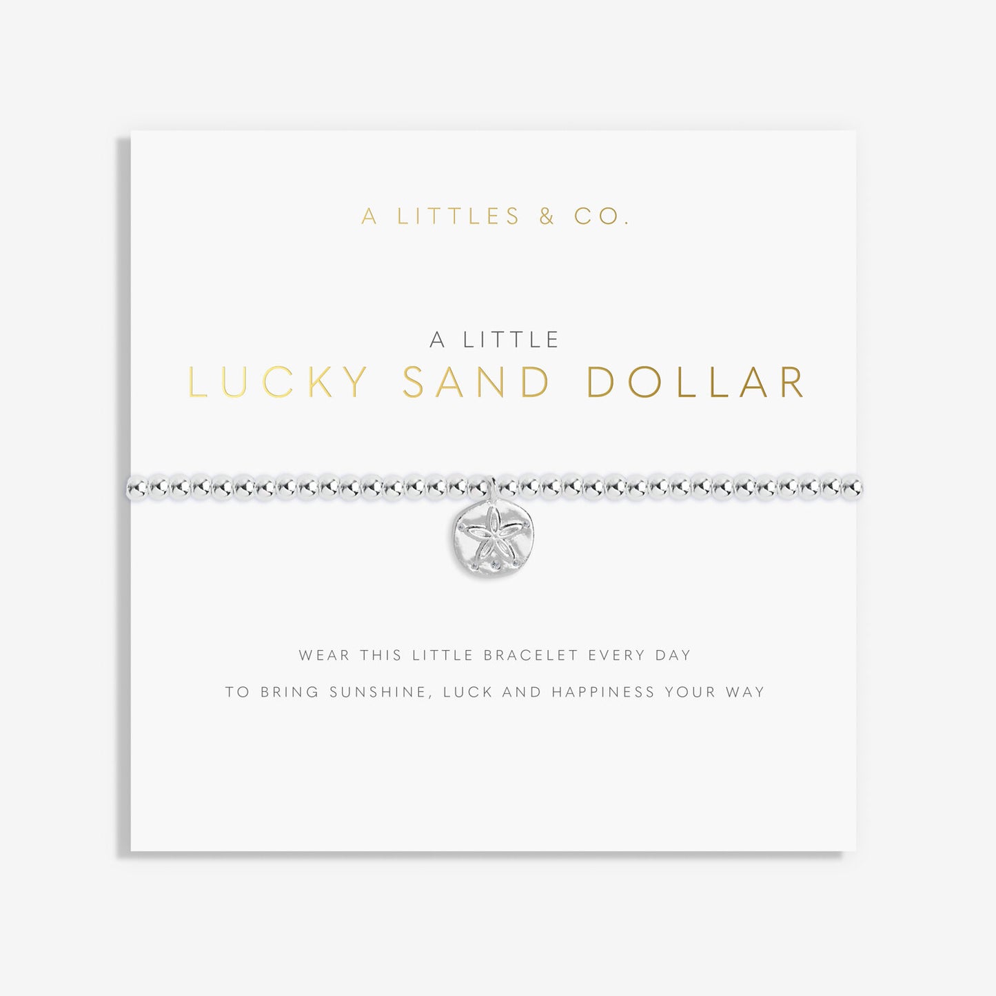 Lucky Sand Dollar Bracelet