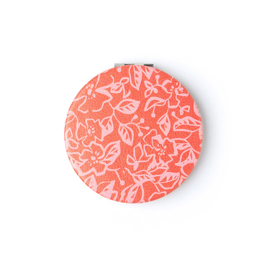 Crush I Feel Seen Compact Mirror - Pink Floral
