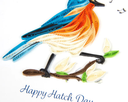 Happy Hatch Day Quill Card