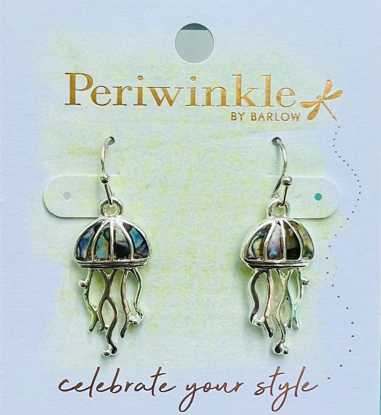 ABALONE JELLYFISH EARRING