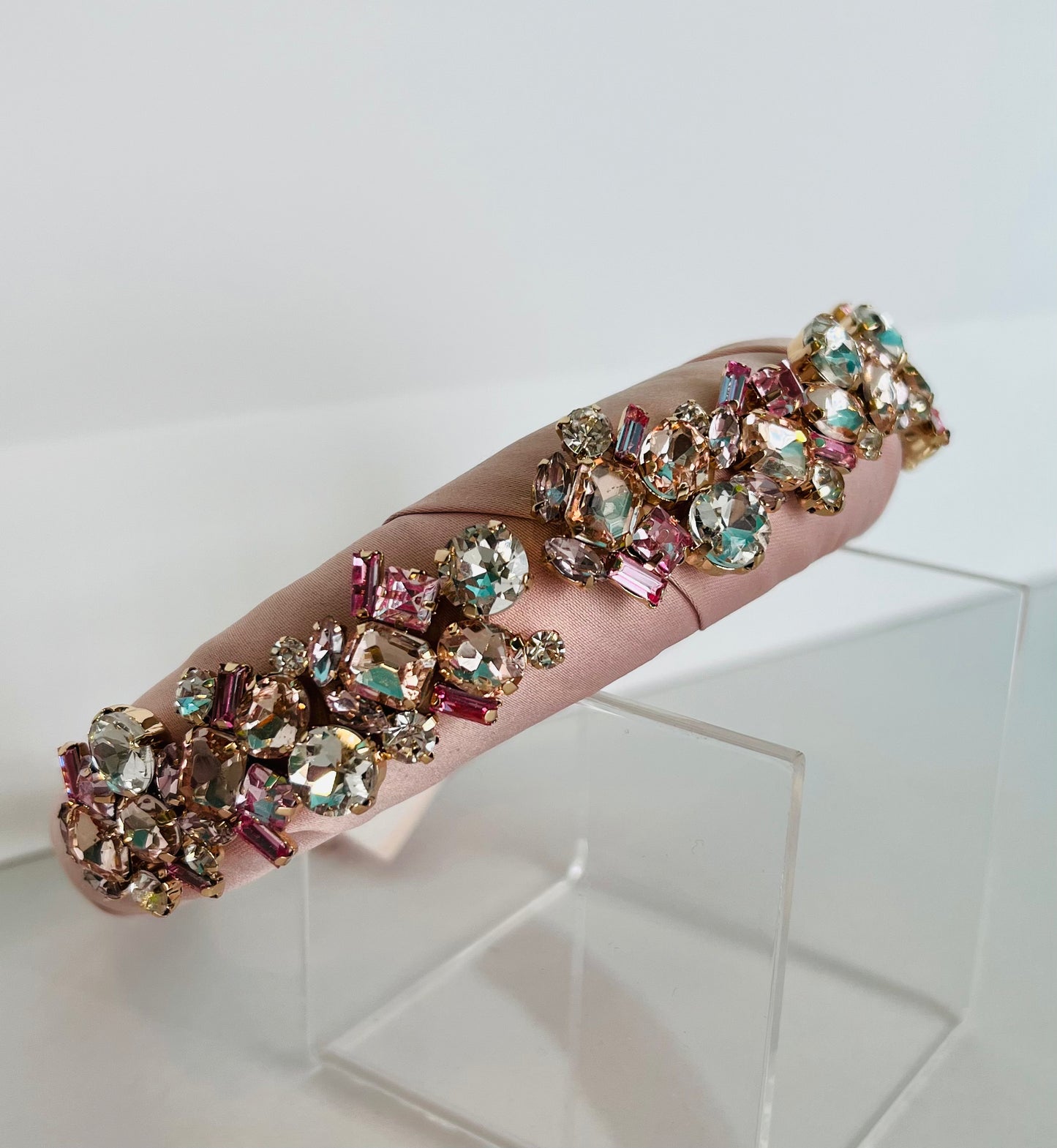SUGAR PHOEBE CRYSTAL HEADDBAND Pink