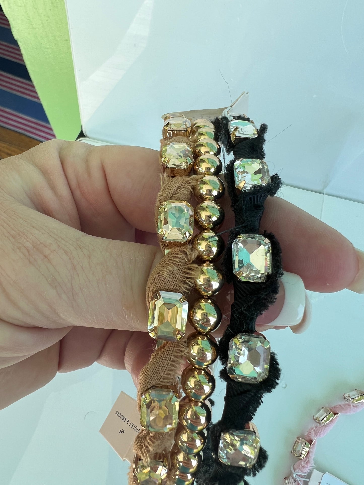8MM GOLD BALL HEADBAND