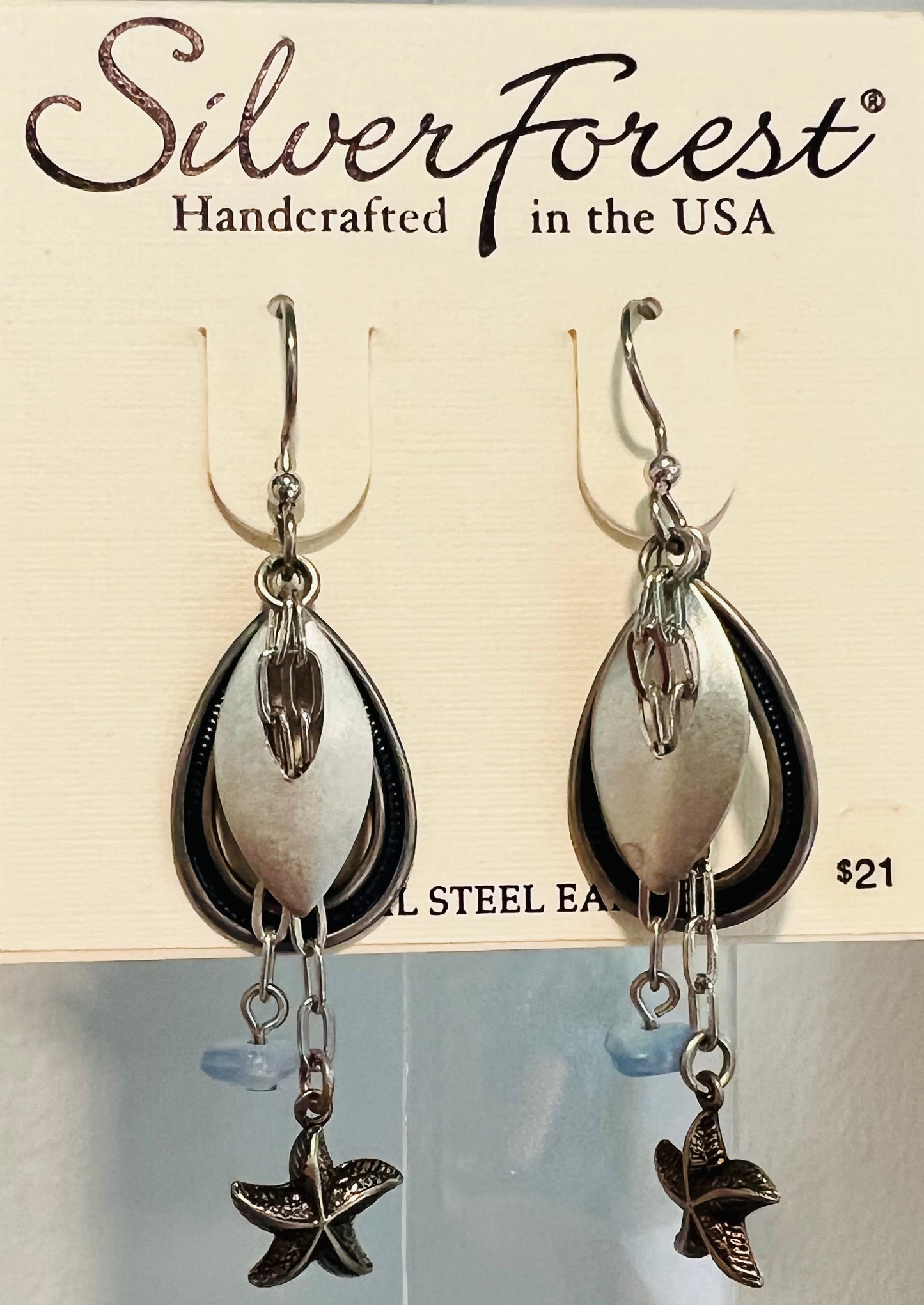 OPEN LAYERS W/STARFISH&BEAD