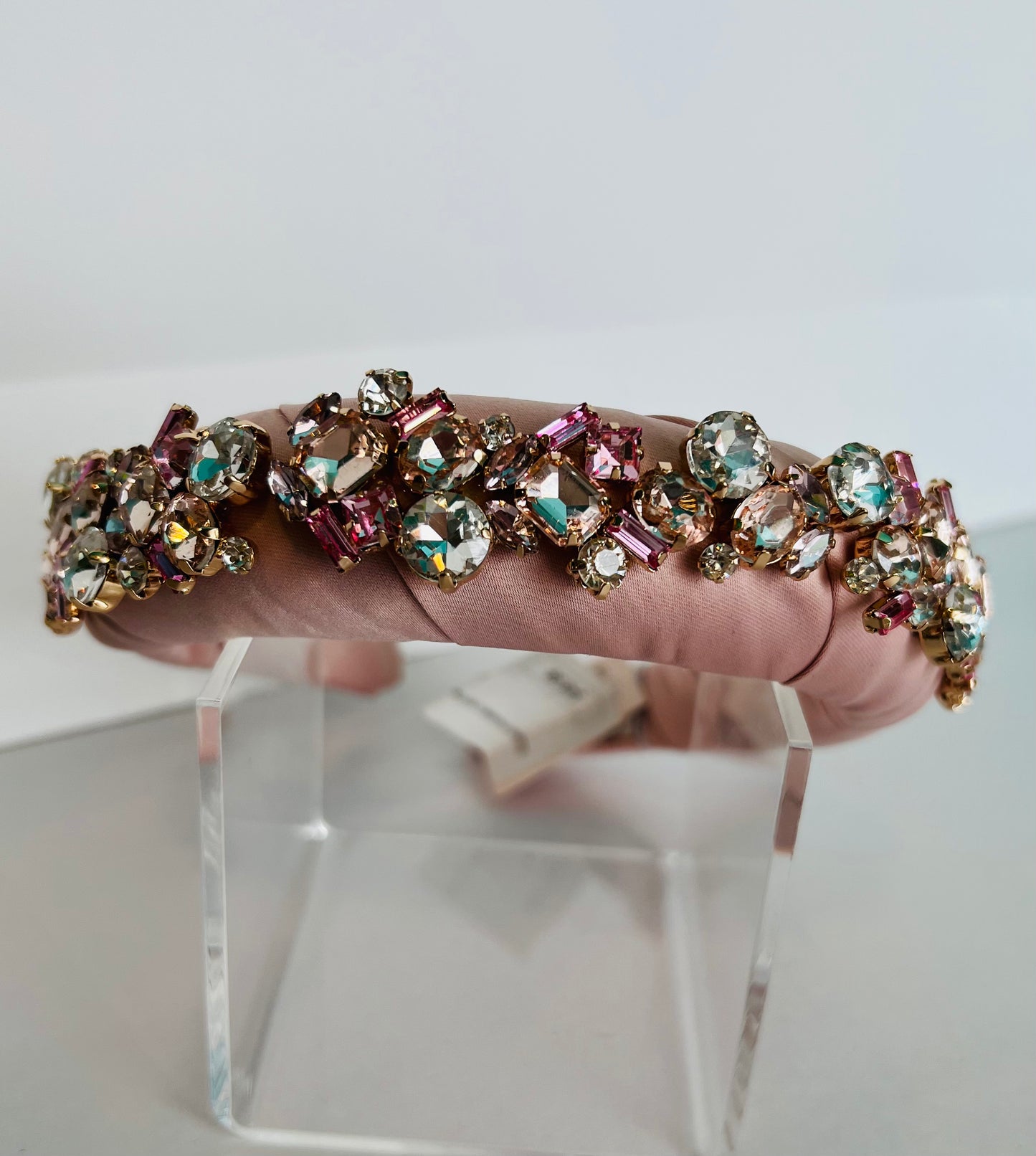 SUGAR PHOEBE CRYSTAL HEADDBAND Pink