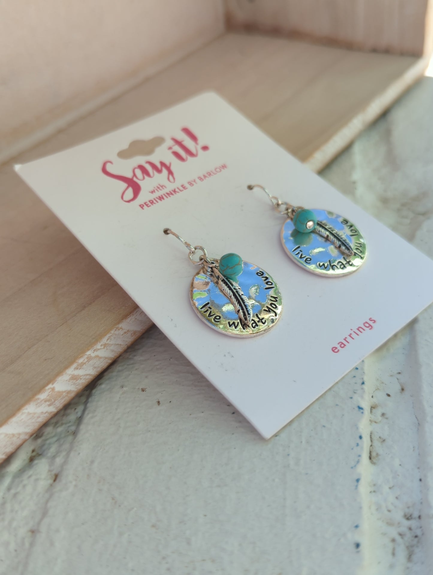 Live What You Love Earrings The Painted Cottage JEWELRY rn-image_picker_lib_temp_762704b5-7b17-4204-91e8-8fa63b048ec1