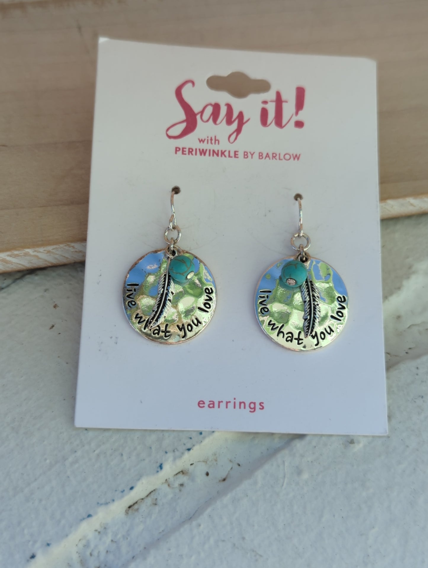 Live What You Love Earrings The Painted Cottage JEWELRY rn-image_picker_lib_temp_8d06b2ec-e7f0-4b9c-ae25-cb504a71a46b