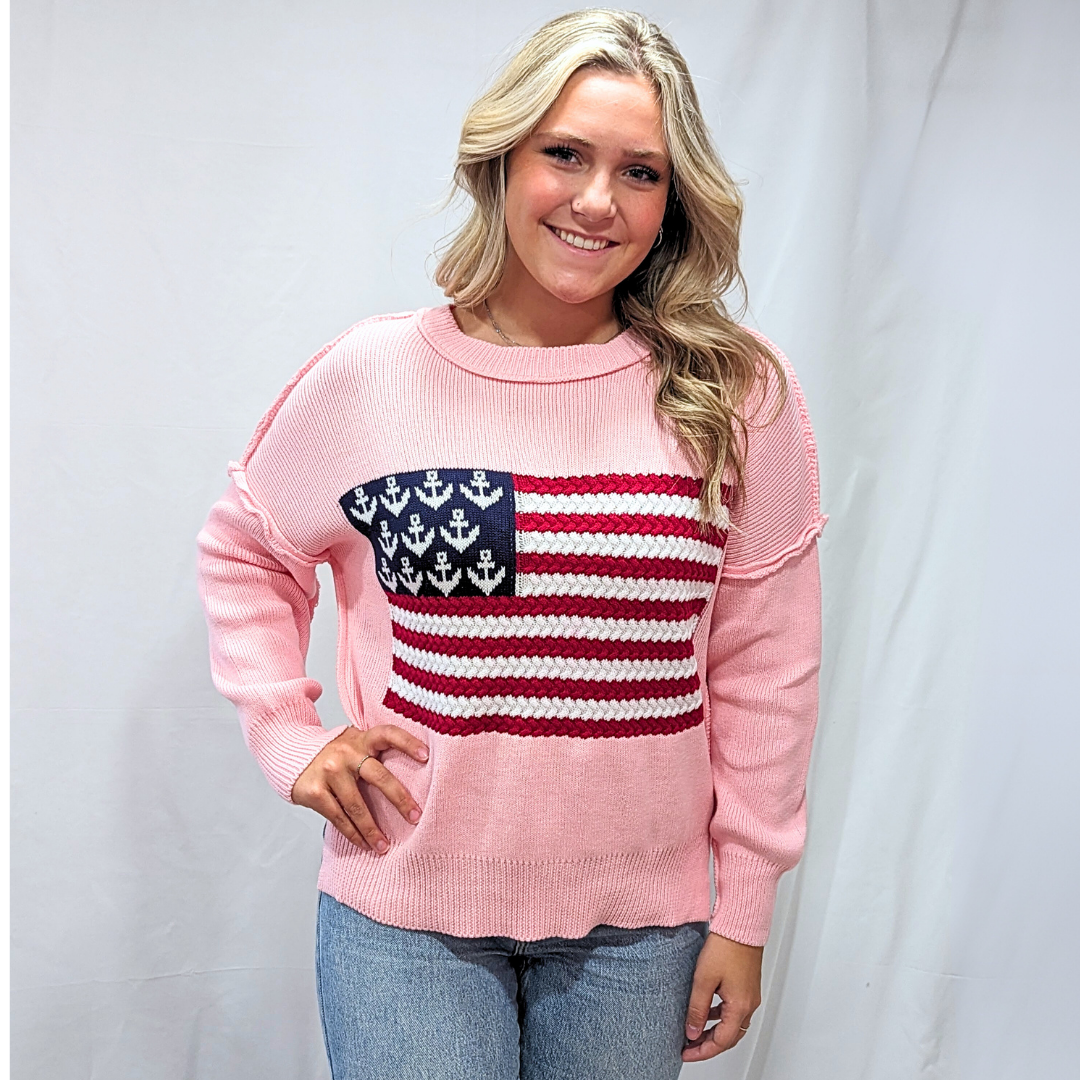 SS USA Anchor Sweater
