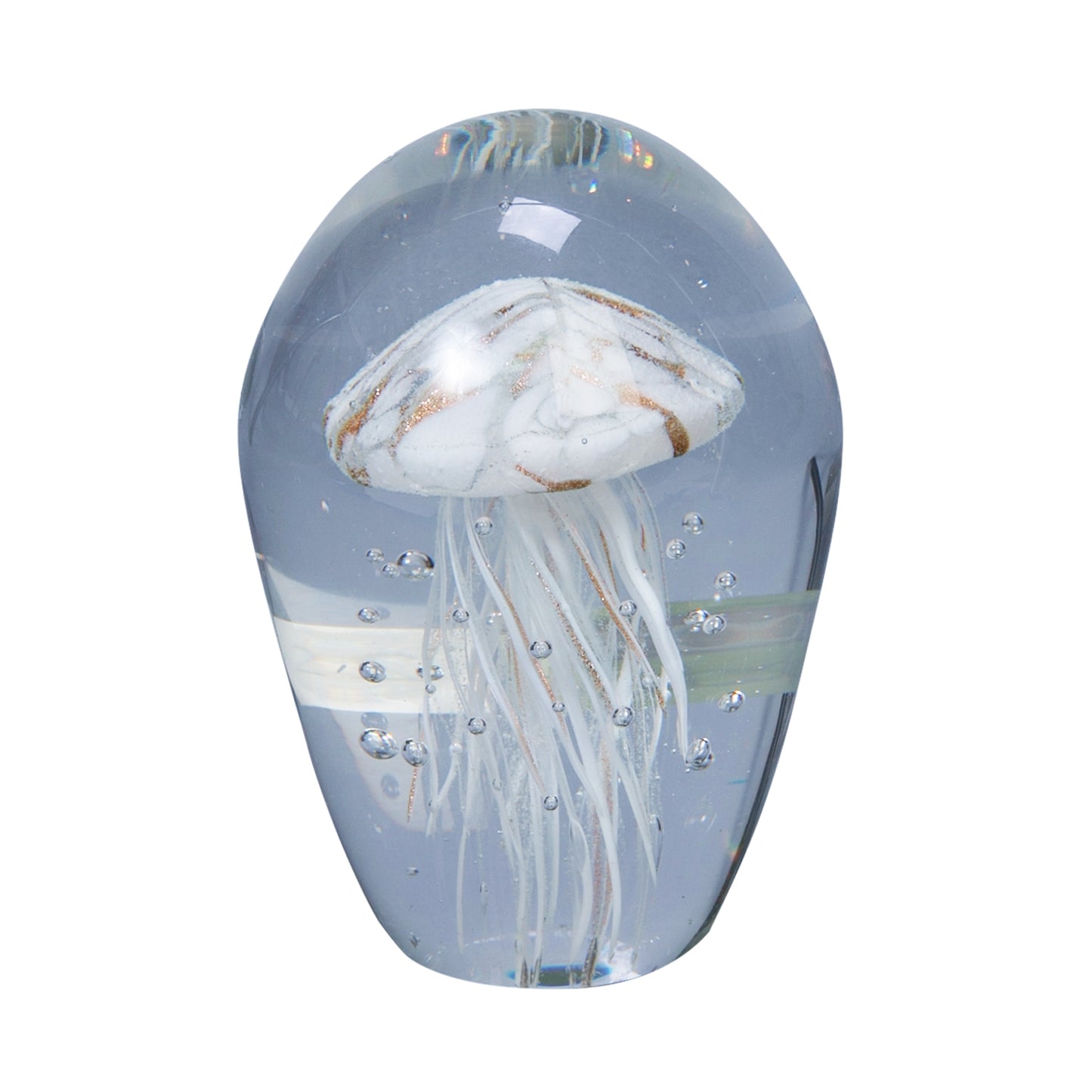 GLOW/GLITTER GLASS JELLYFISH
