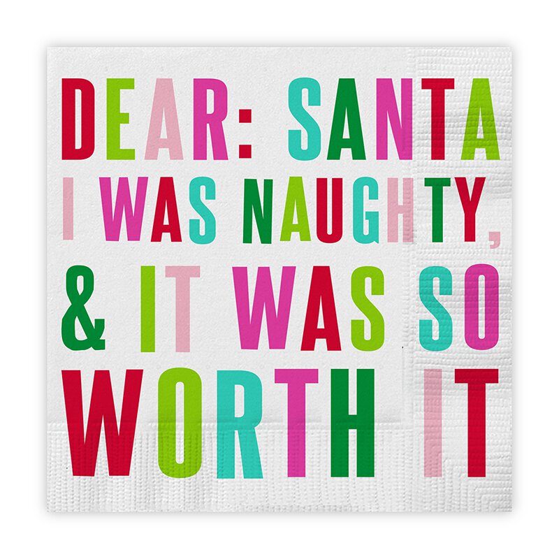 DEAR SANTA NAPKIN