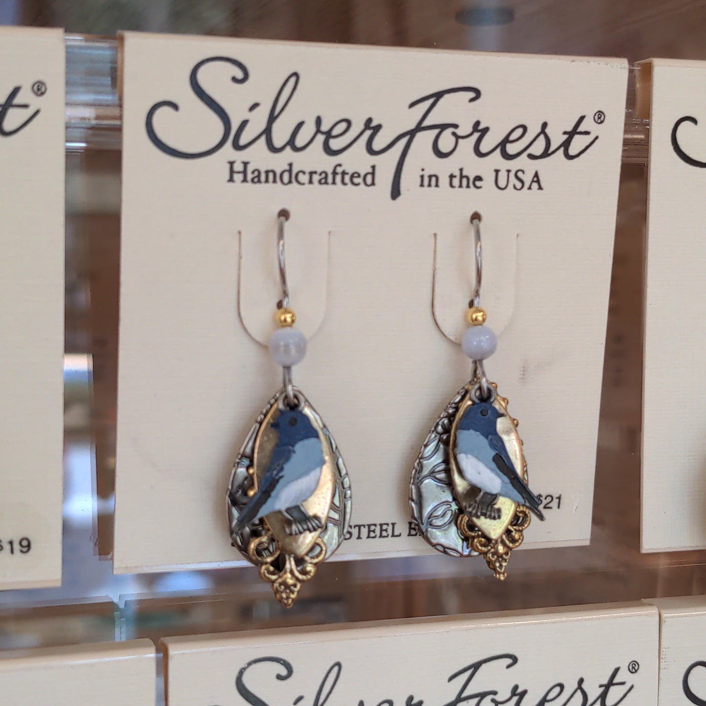 BLUEBIRD ON TEARDROPS