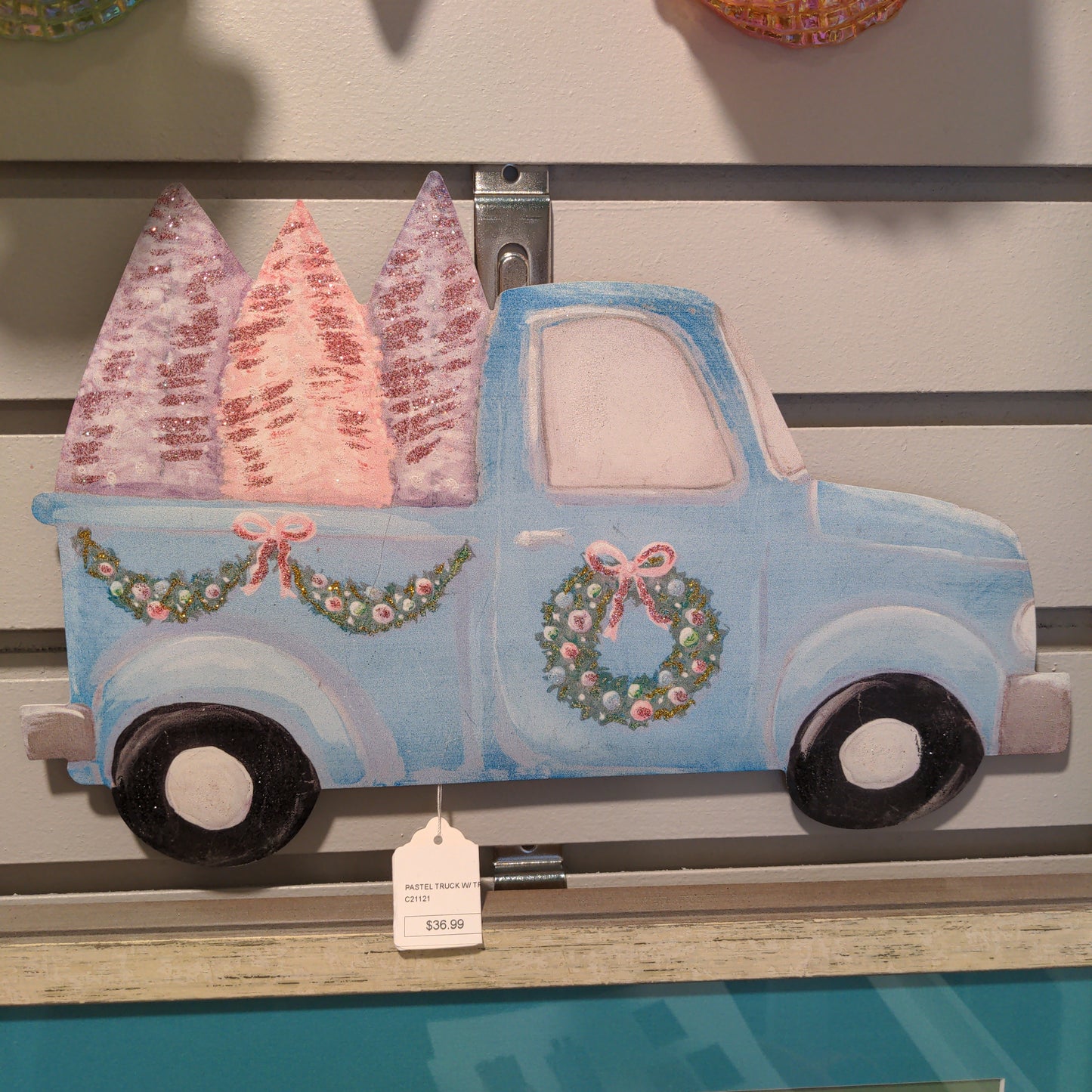 PASTEL TRUCK WITH TREES