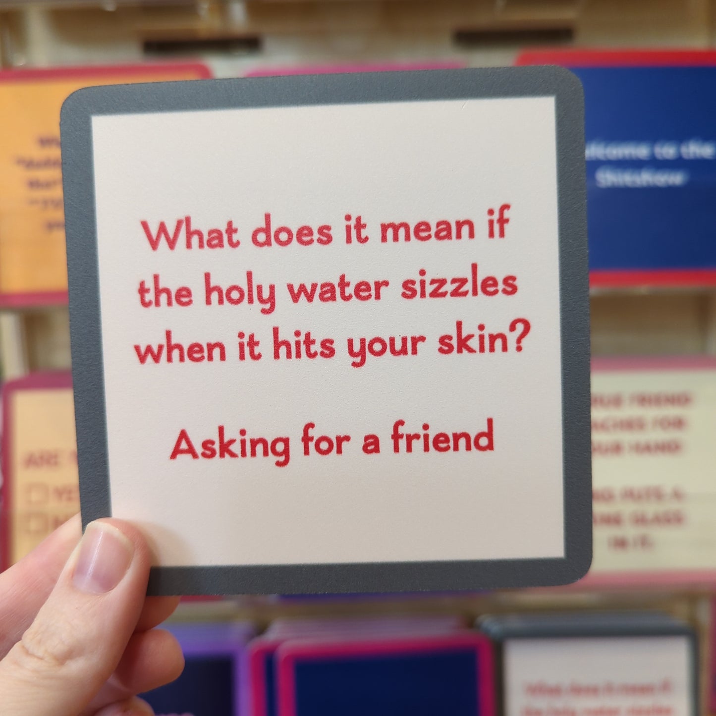 HOLY WATER COASTER