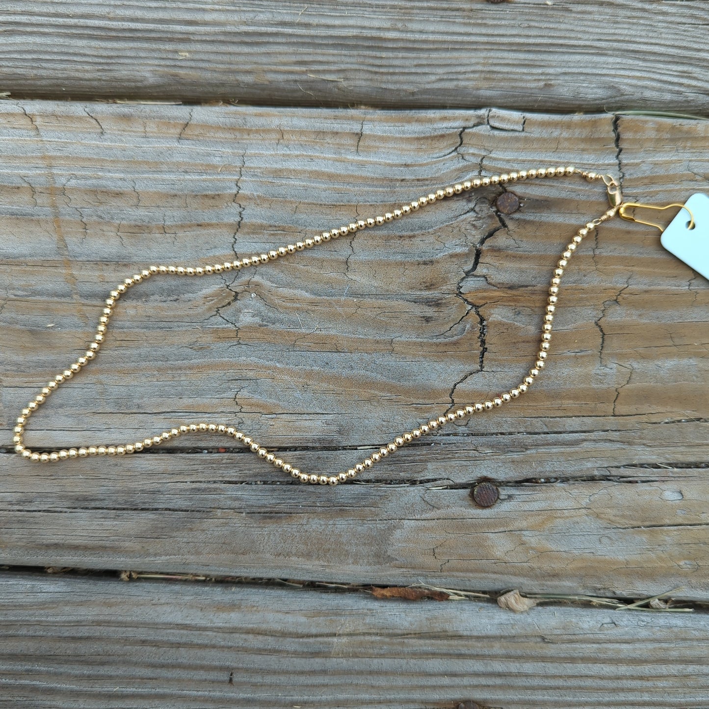 17" CHOKER CLASSIC GOLD 3MM