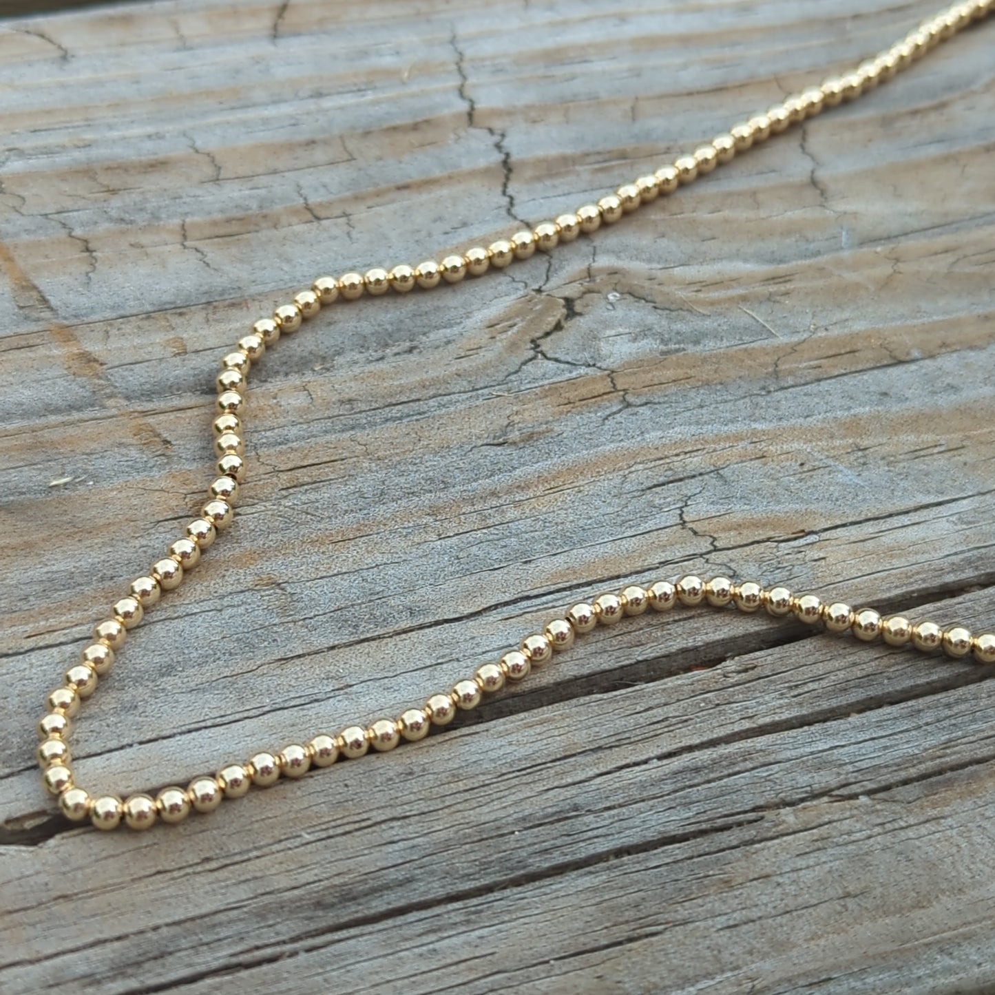 17" CHOKER CLASSIC GOLD 3MM