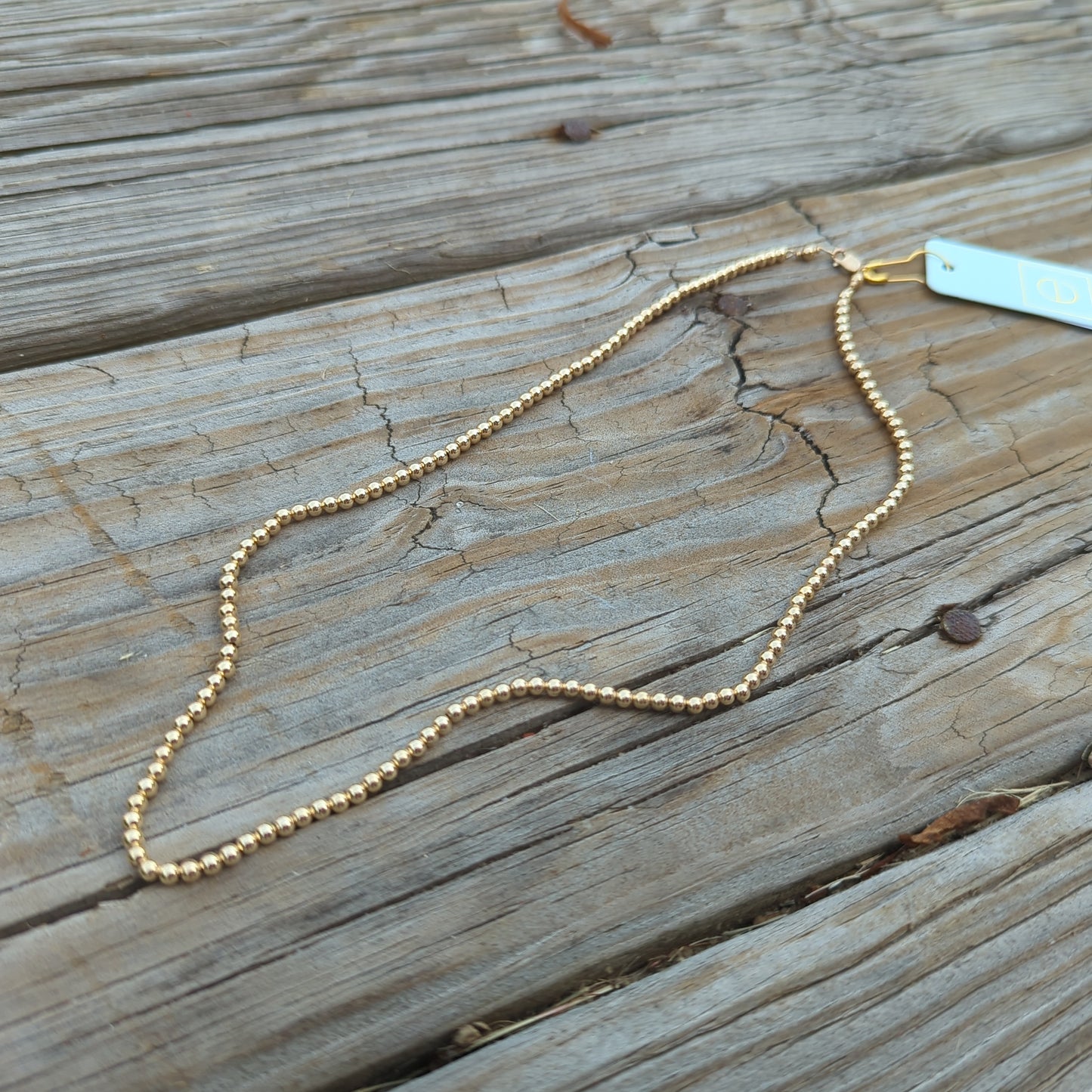 17" CHOKER CLASSIC GOLD 3MM