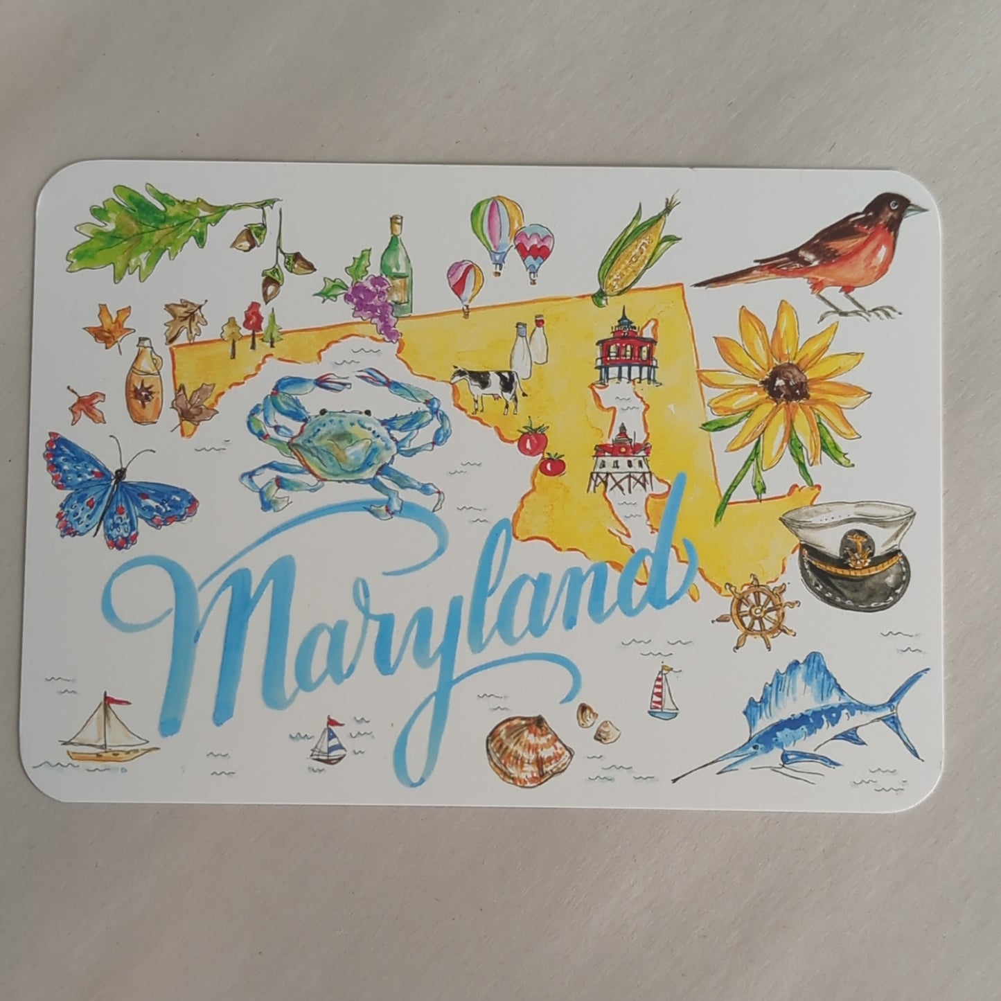MARYLAND ICON POSTCARD