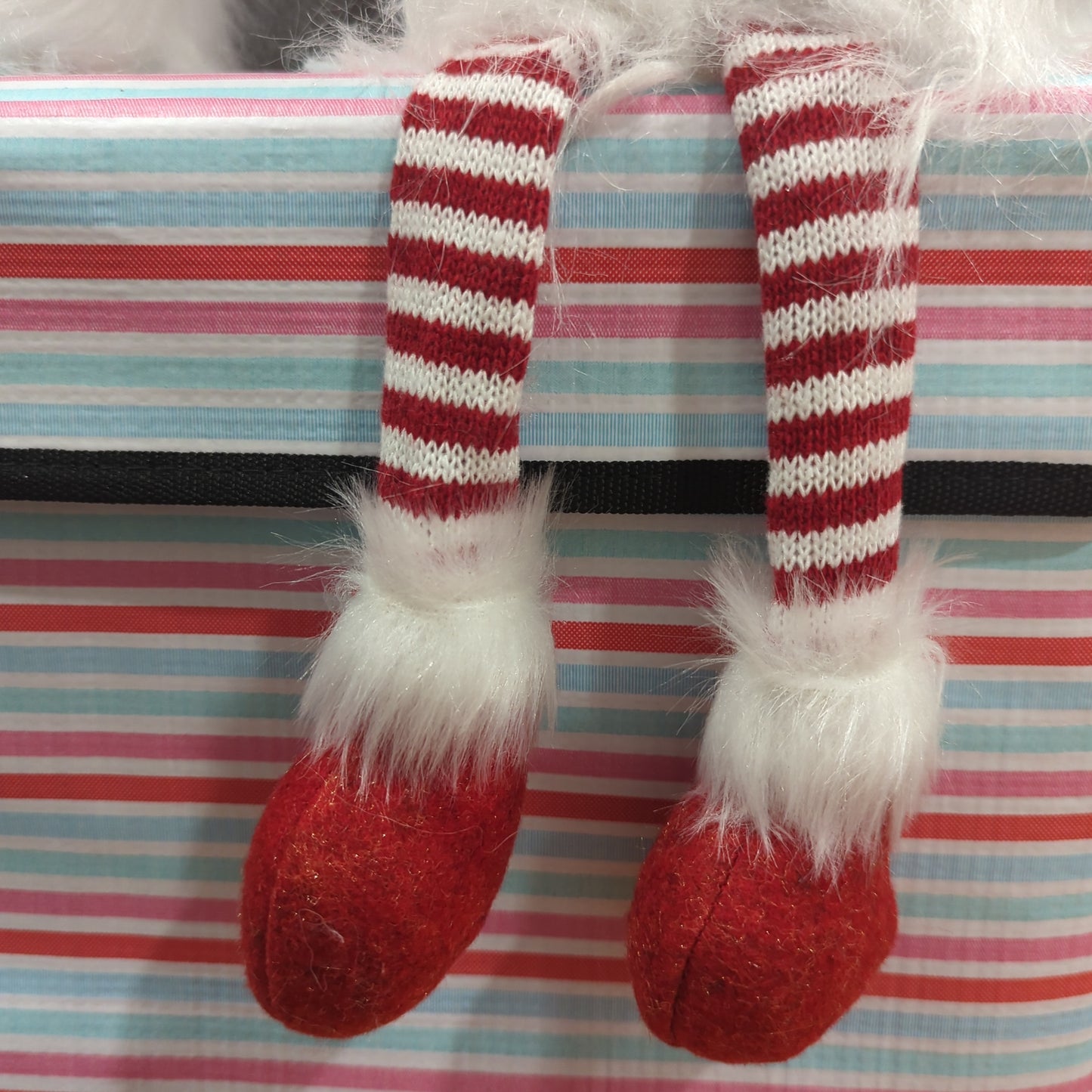 27" LIGHTED PLUSH HOLIDAY GNOME RED