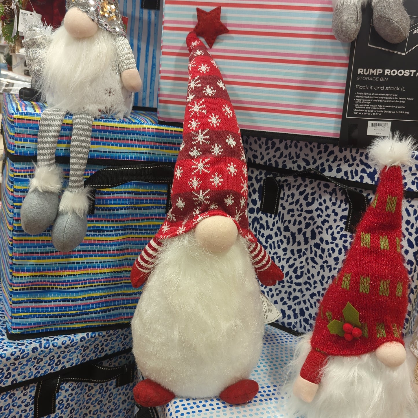 LIGHTED HOLIDAY GNOME 26" | Red