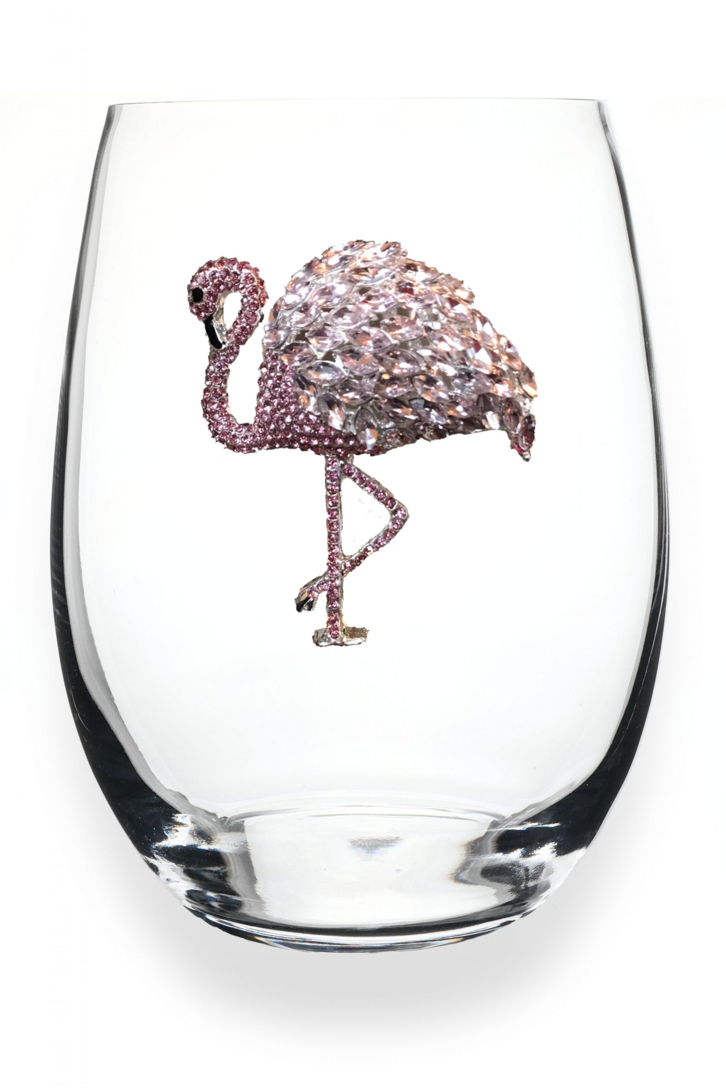 FLAMINGO JEWELED STEMLESS