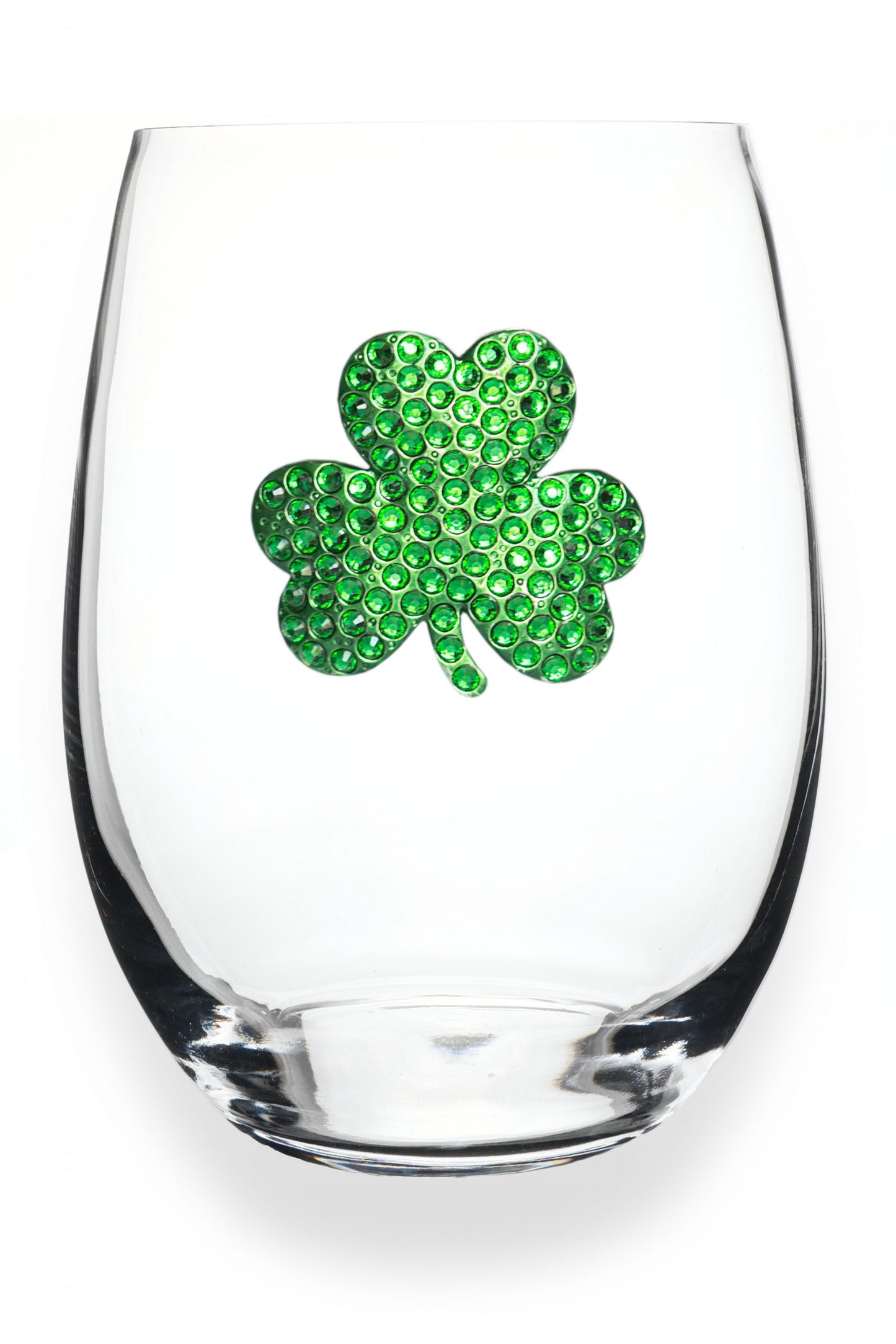 SHAMROCK JEWELED STEMLESS