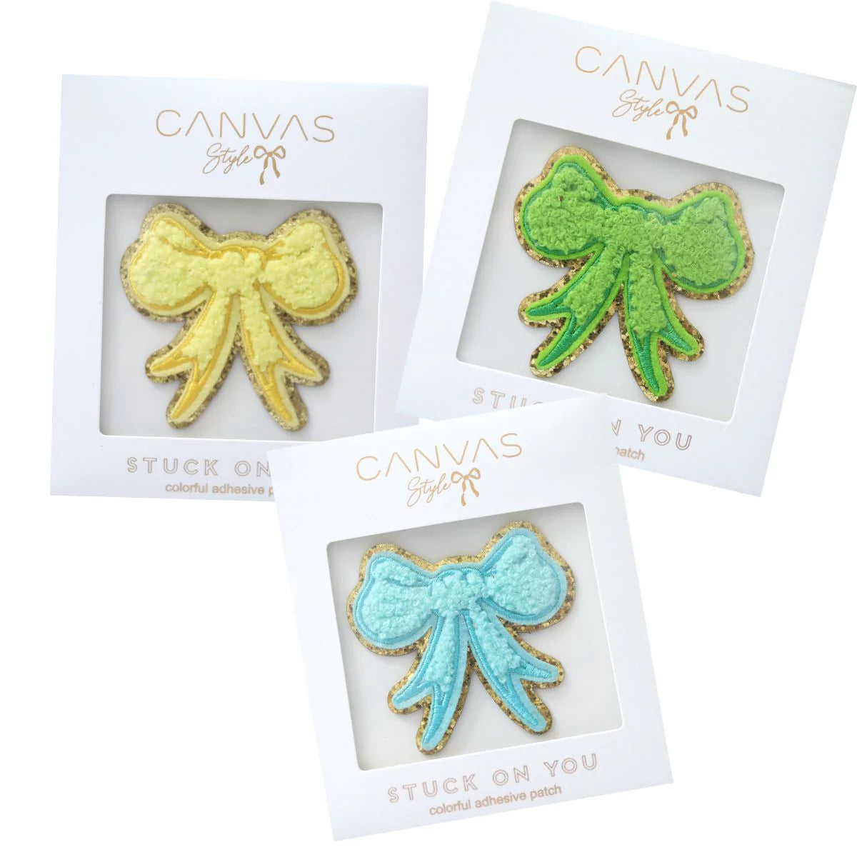 CHENILLE LARGE GLITTER BOW PATCH | Aqua CANVAS Patch 23805P-YL23805P-GN23805P-AQ_1200x_a79e42ee-a1a3-44f6-9119-3624d949e5a8