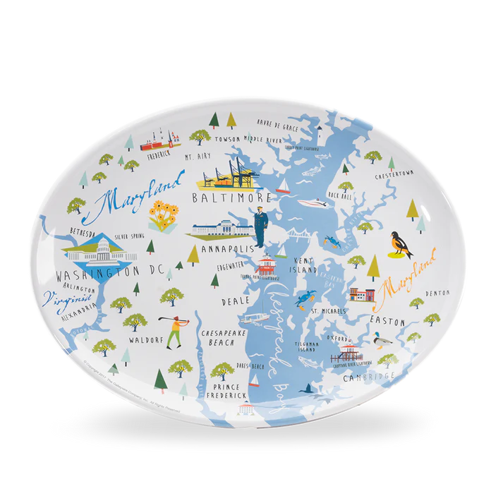 Melamine Chesapeake Bay Platter