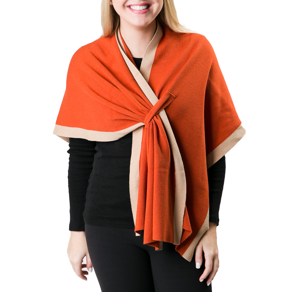 KATIE KEYHOLE WRAP BURNT ORANGE