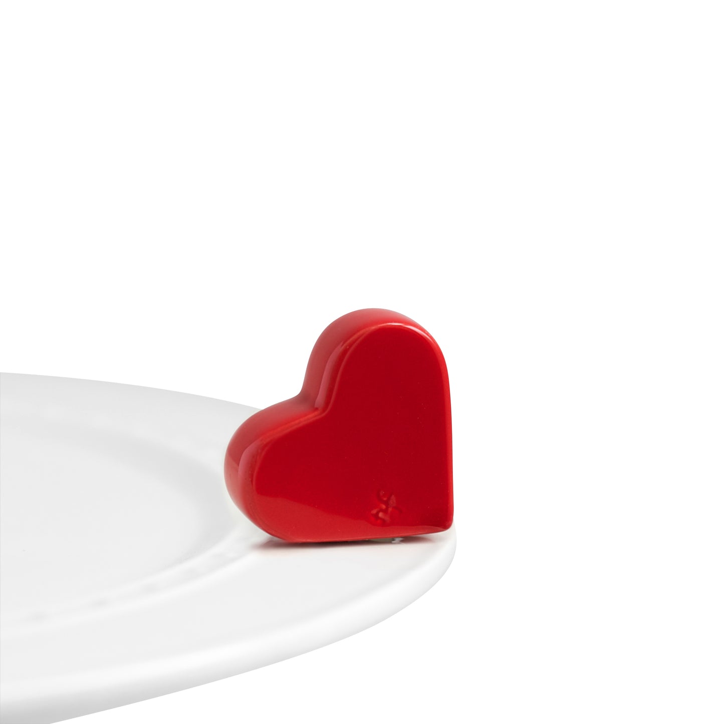 Nora Fleming Be Mine red heart mini. Shop at The Painted Cottage in Edgewater, MD.
