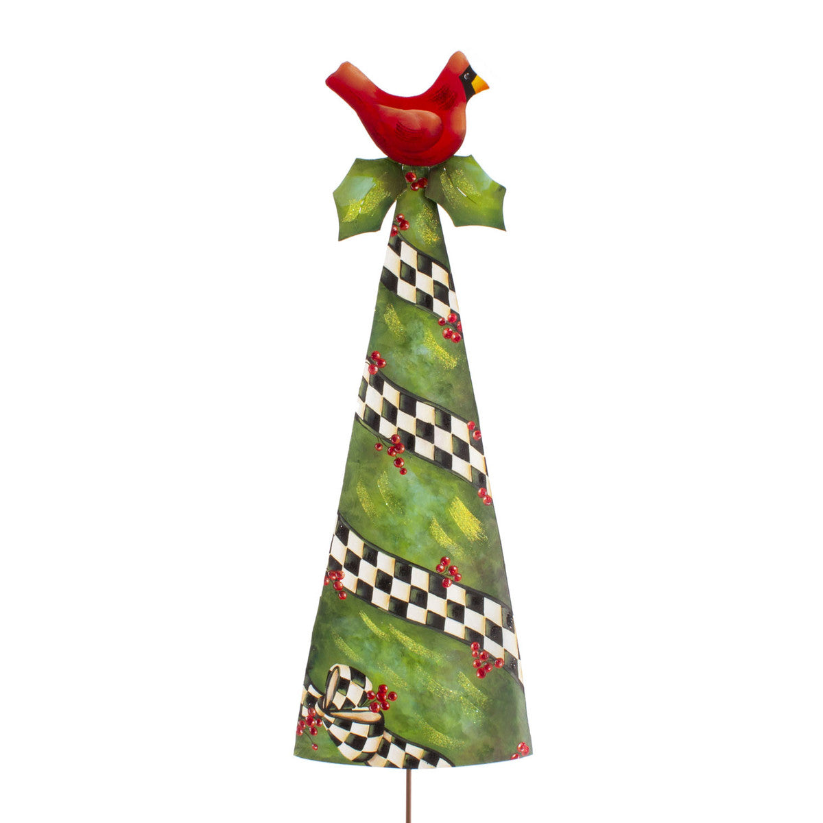 ELEGANT RED BIRD TREE LARGE
