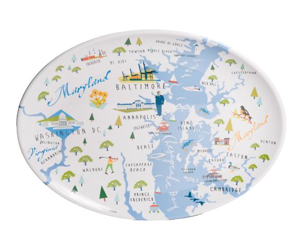 Melamine Chesapeake Bay Platter