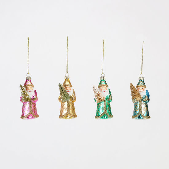 SANTA W/ TREE ORNAMENT | YELLOW