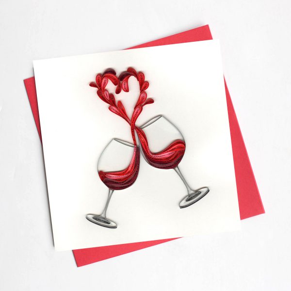 Quill Card A Toast to Love
