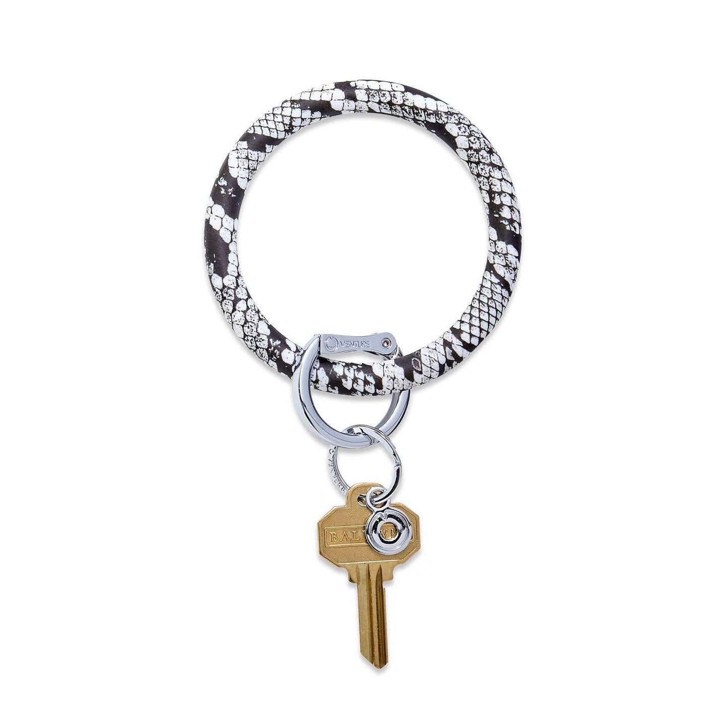 Big O Tuxedo Snakeskin Keyring