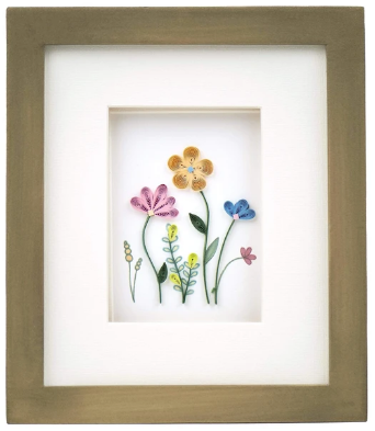QUILL BRUSHED GOLD GE FRAME