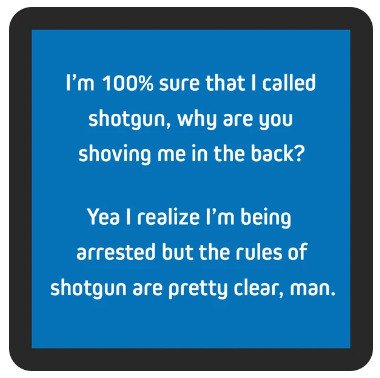 SHOTGUN COASTER