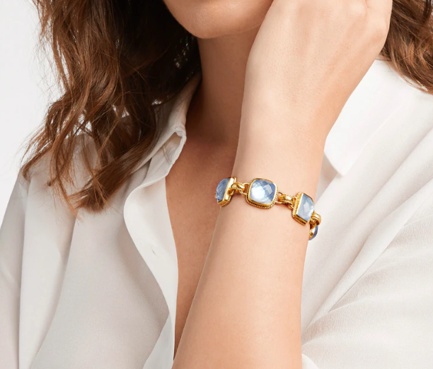 Savoy Demi Bracelet | Iridescent Pacific Blue