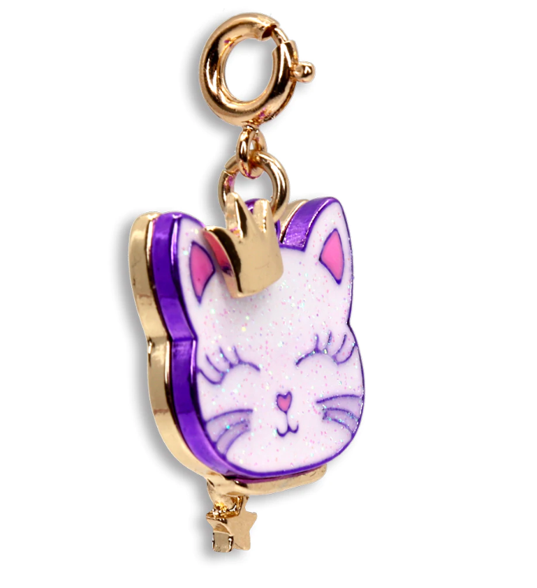 Gold Princess Kitty Charm