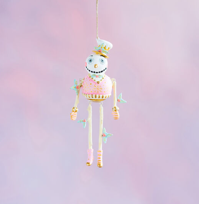 CREAM HOLLY JOLLY SNOWMAN