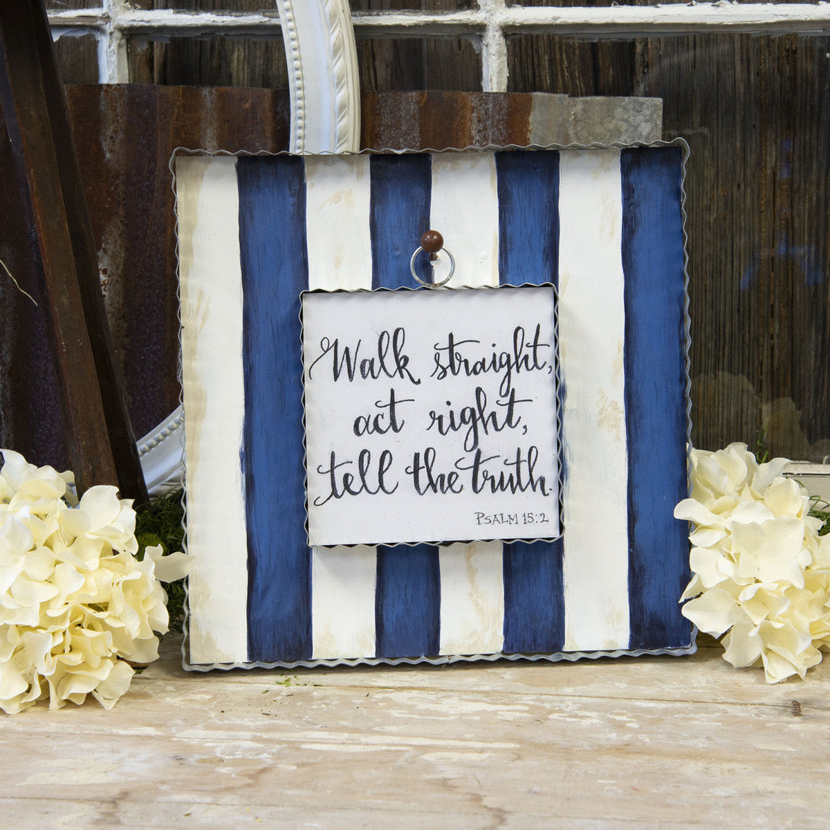 BLUE & WHITE DISPLAY BOARD