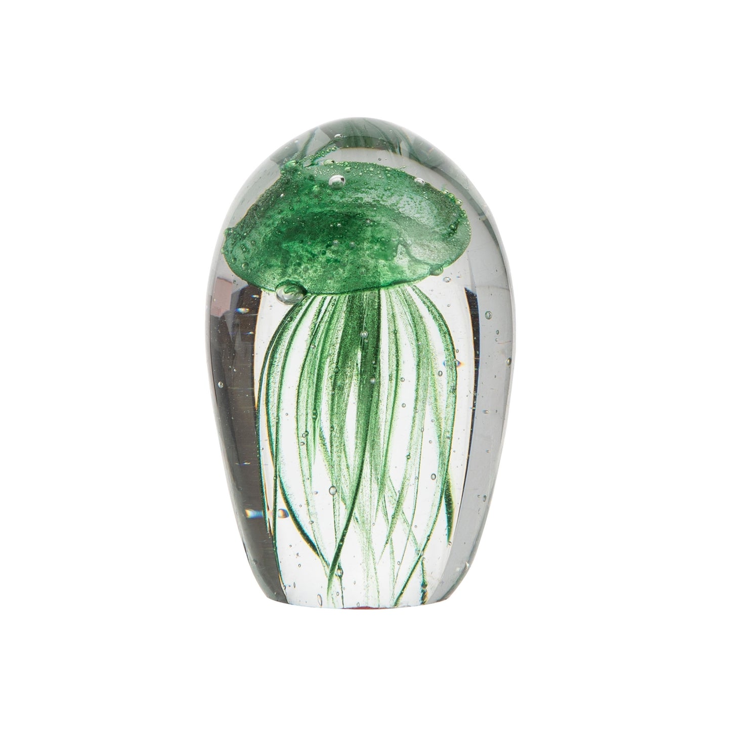 GREEN JELLYFISH PAPERWEIGHT