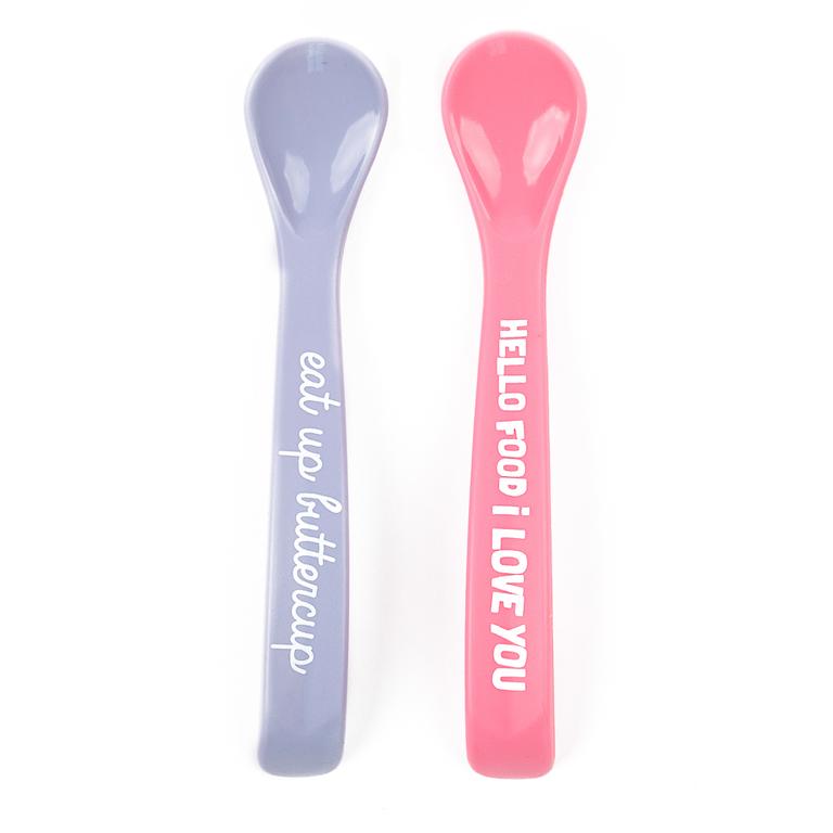 EAT UP/HELLO FOOD SPOON SET