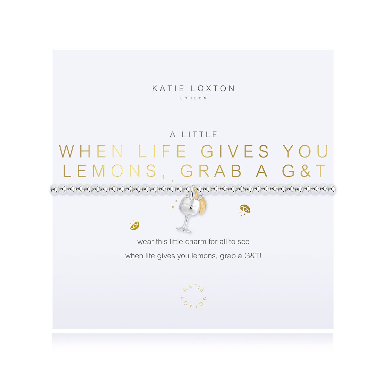 LEMONS GRAB A G&T BRACELET