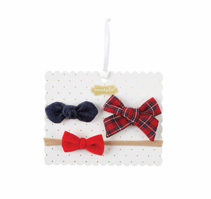 Tartan Bow Set